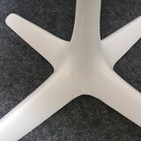 Vintage fiberglass swivel chair by Maurice Burke for Akana