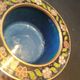 Vintage Chinese bowl in cloisonné enamel on four feet