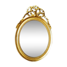 Golden mirror with Louis XVI-style knot - 89x65cm