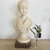 Stone and marble bust, 1950s