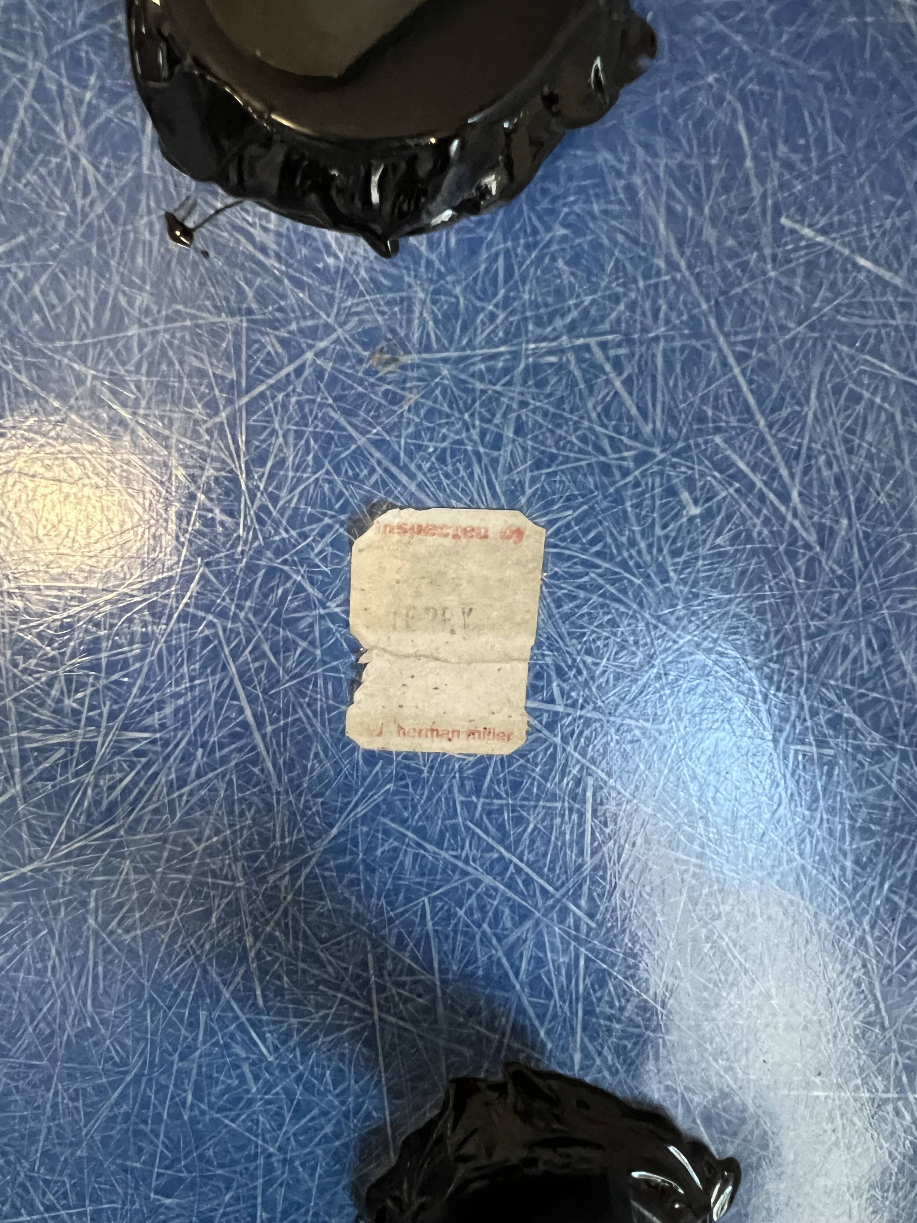 Dsw us herman miller charles et ray eames 50s blue medium knoll space age