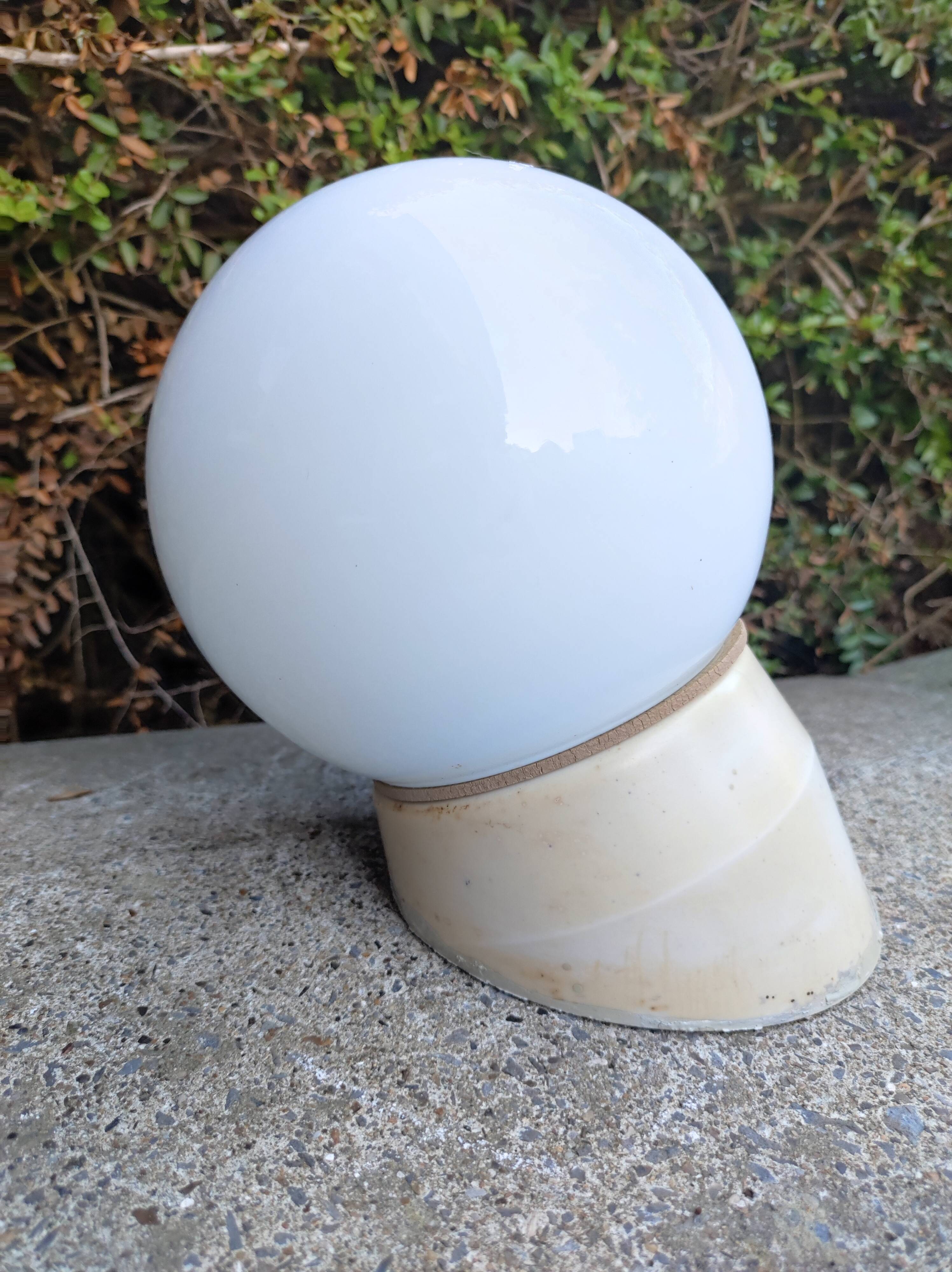 Lamp wall lamp opaline