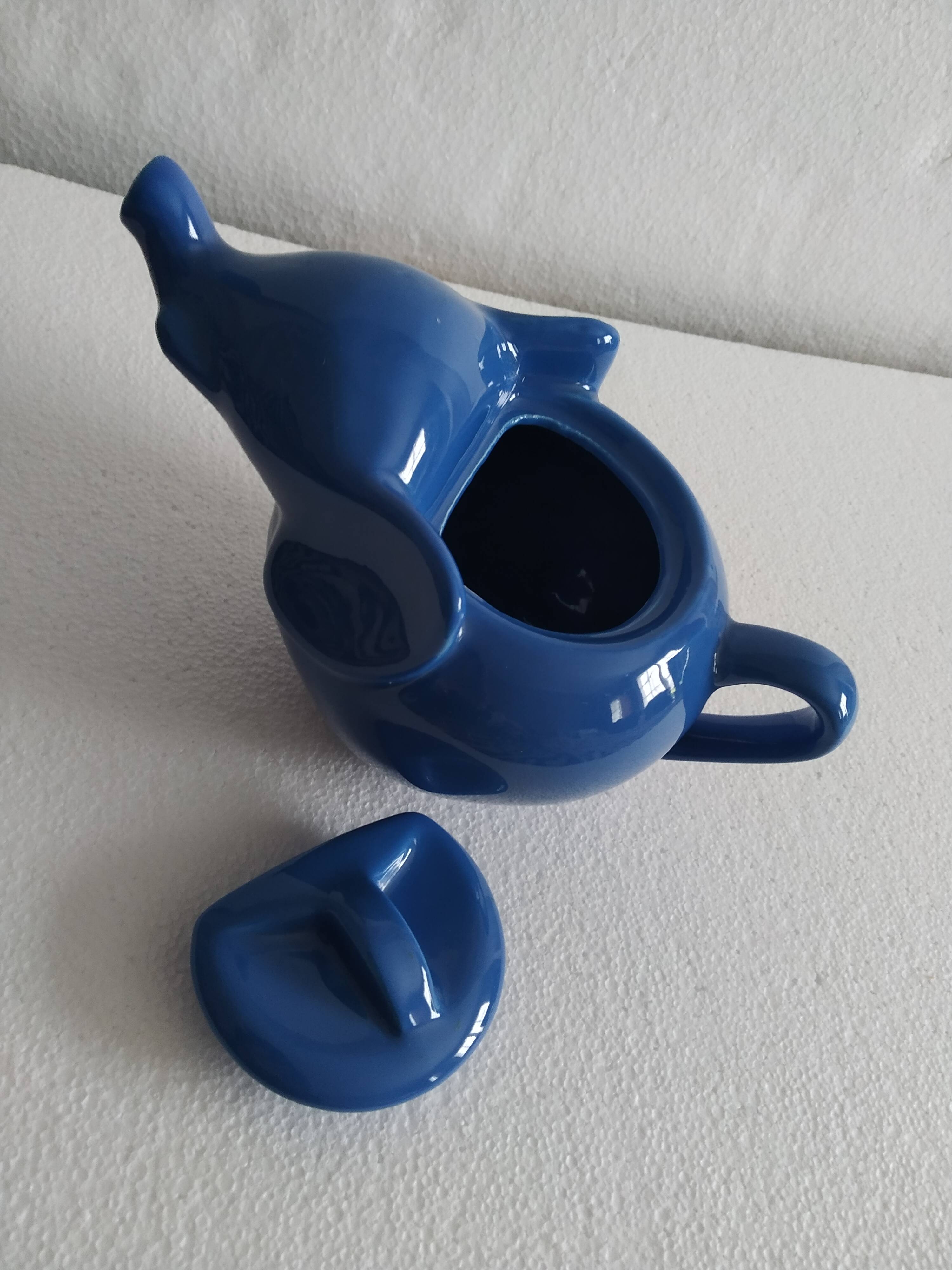 Blue Elephant Teapot