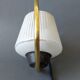 Night light 1960 in brass and black metal Vintage.