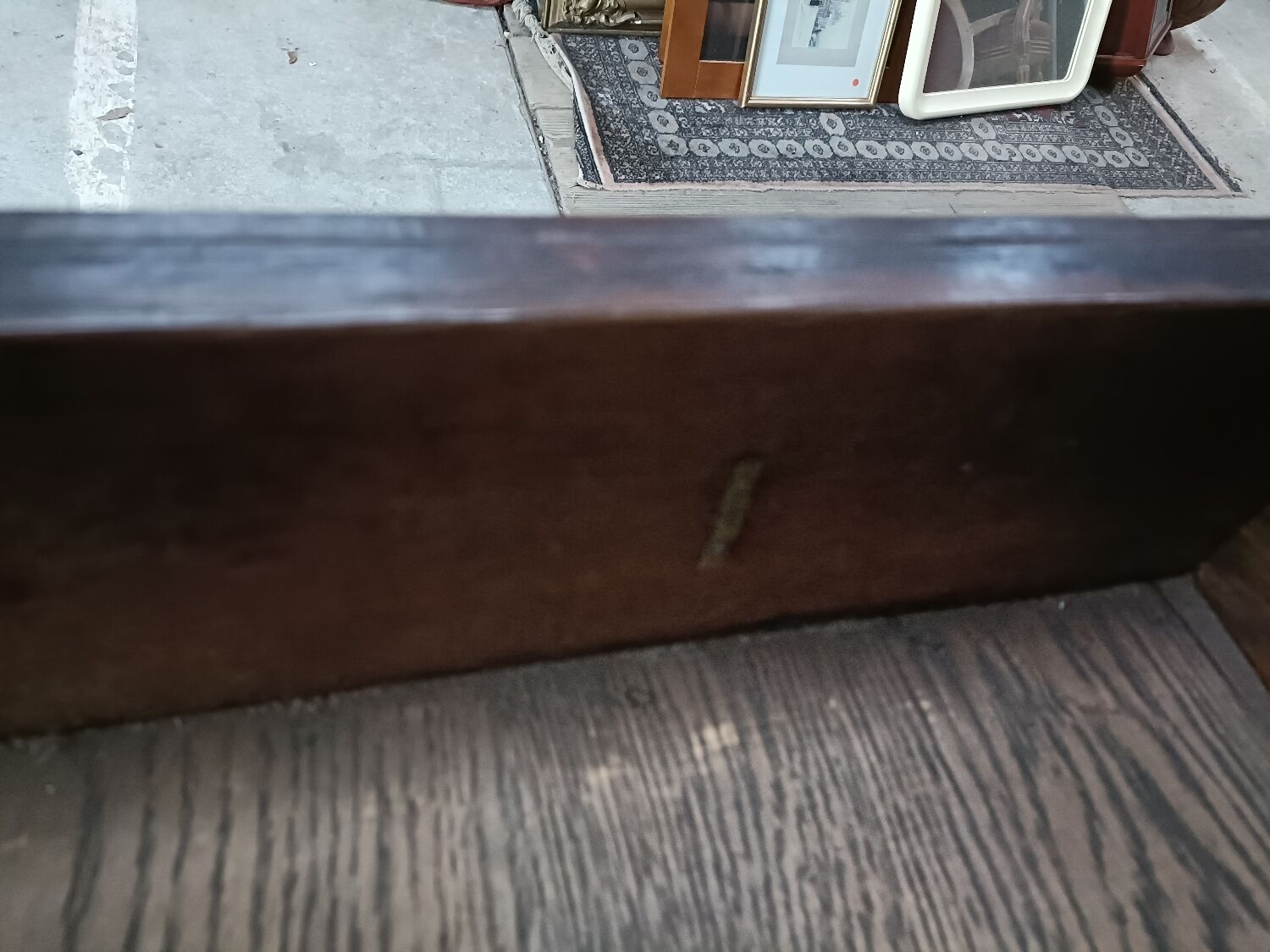 Old oak chest of drawers, 4 drawers, antique
