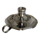 Silver-plated hand candlestick in the Louis XV style