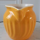 Yellow ceramic pitcher 70s