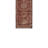 Vintage Turkish Oushak Rug Handwoven 84x388 cm