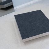 Mirrored glass low coffee table ny form 1960s