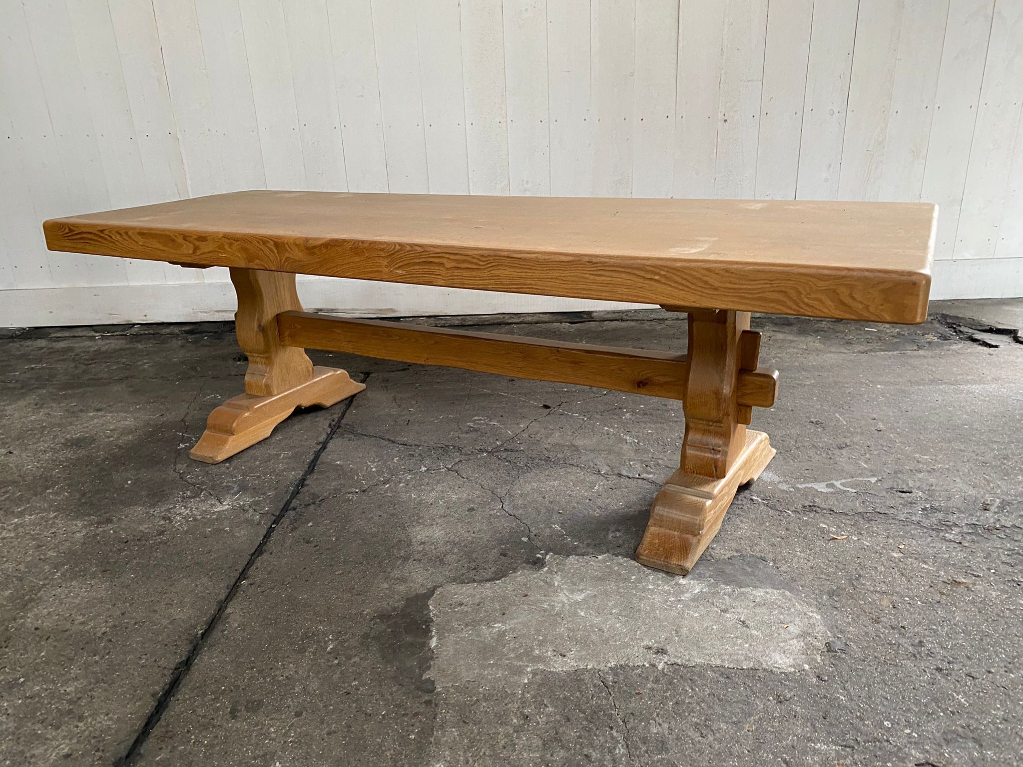 Elm farmhouse table
