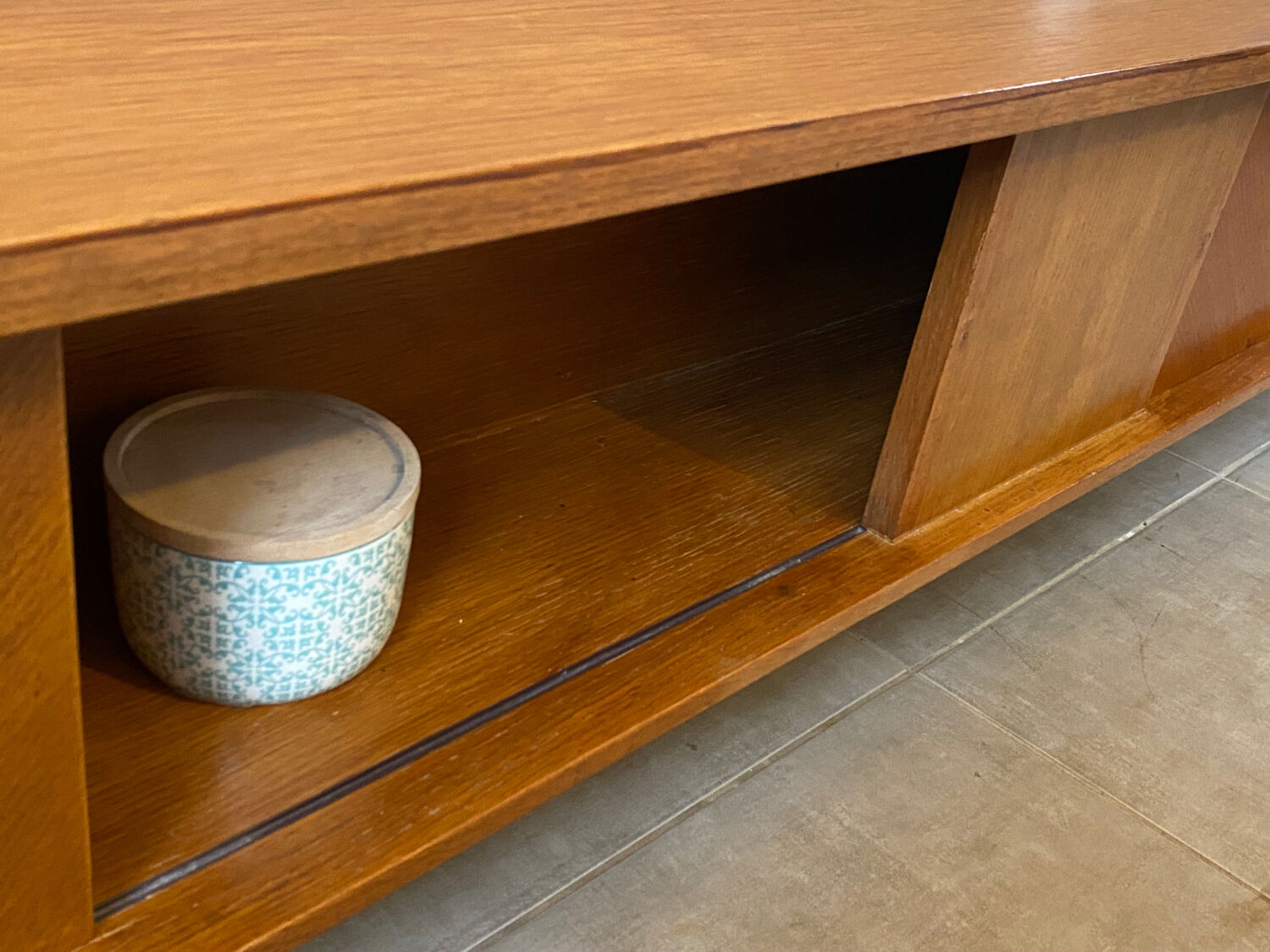 Vintage wooden sideboard (shallow)
