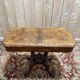 English game table - Victorian in marquetry
