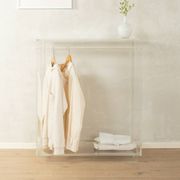 Minimalist chest of drawers from the 1980s, acrylic glass, unique piece