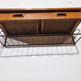 Console table, TEAK shelf, 1960s.
