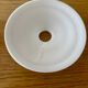 Vintage bel abat jour pour suspension en opaline blanche