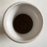 Vase in glazed white earth 1960