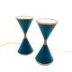 Angelo Lelii, two 'Clessidra' table lamps, Arredoluce, Milan Italy, 1960