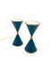 Angelo Lelii, two 'Clessidra' table lamps, Arredoluce, Milan Italy, 1960