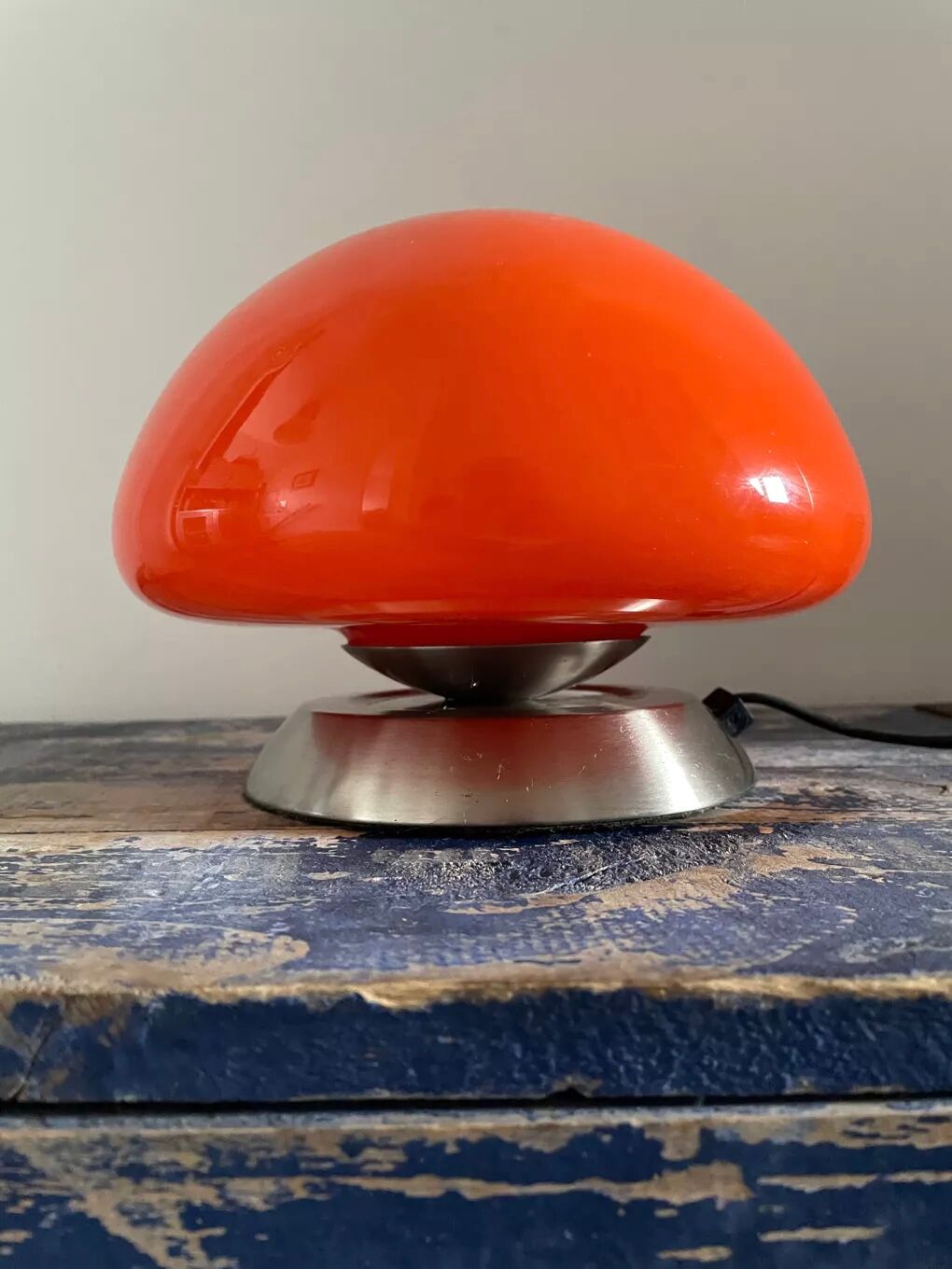 Mushroom lamp orange touch UFO touch