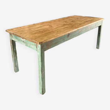 Ancienne table de ferme en bois