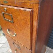 Meuble classeur a 4 tiroirs ancien en chêne