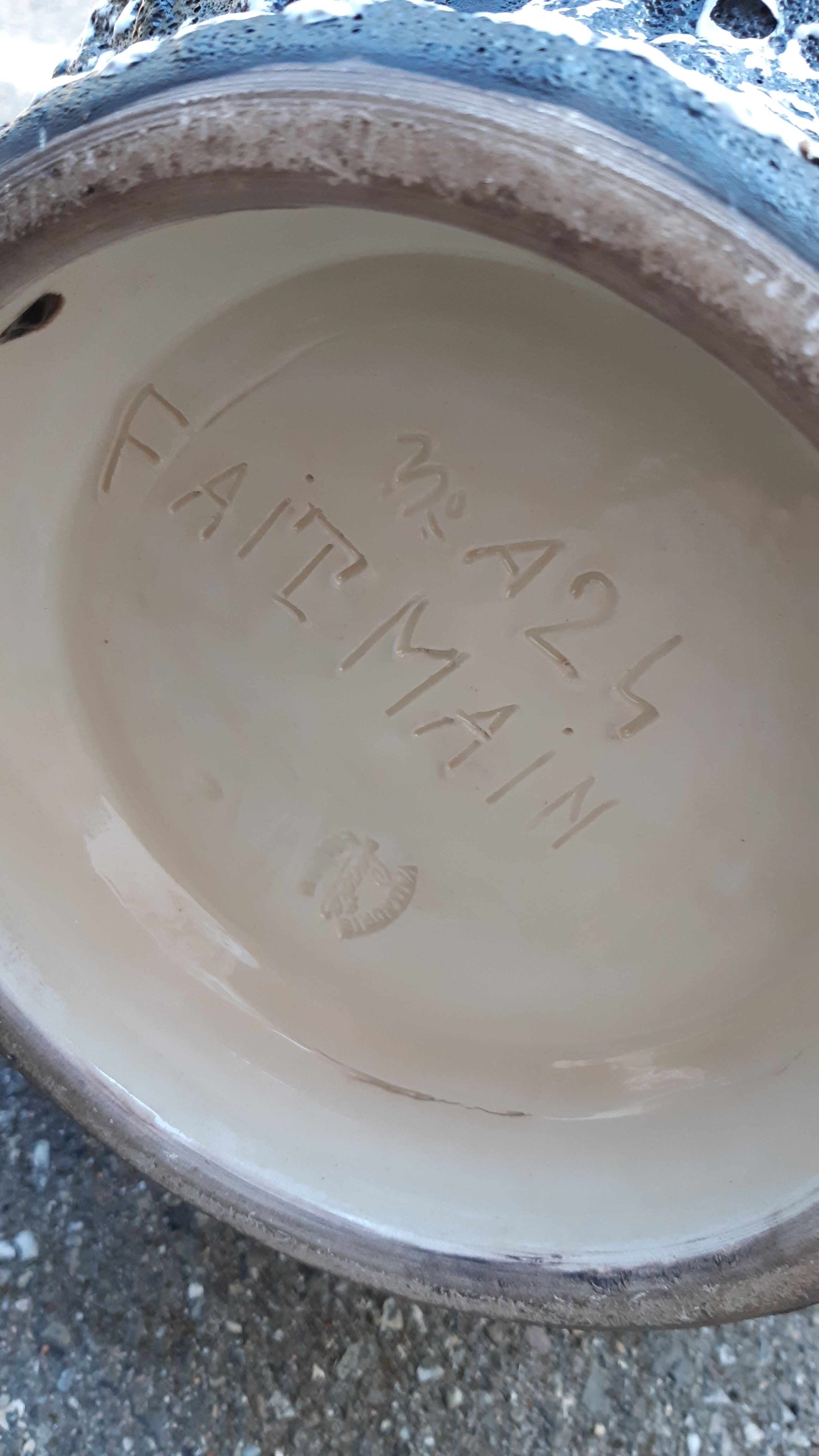 Vallauris floor vase