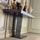Console in marble and steel