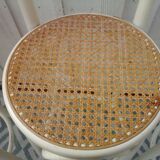 3 high bar cane chairs