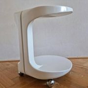 Table d'appoint ou de service rare des années 70, style Space Age, Italie.
