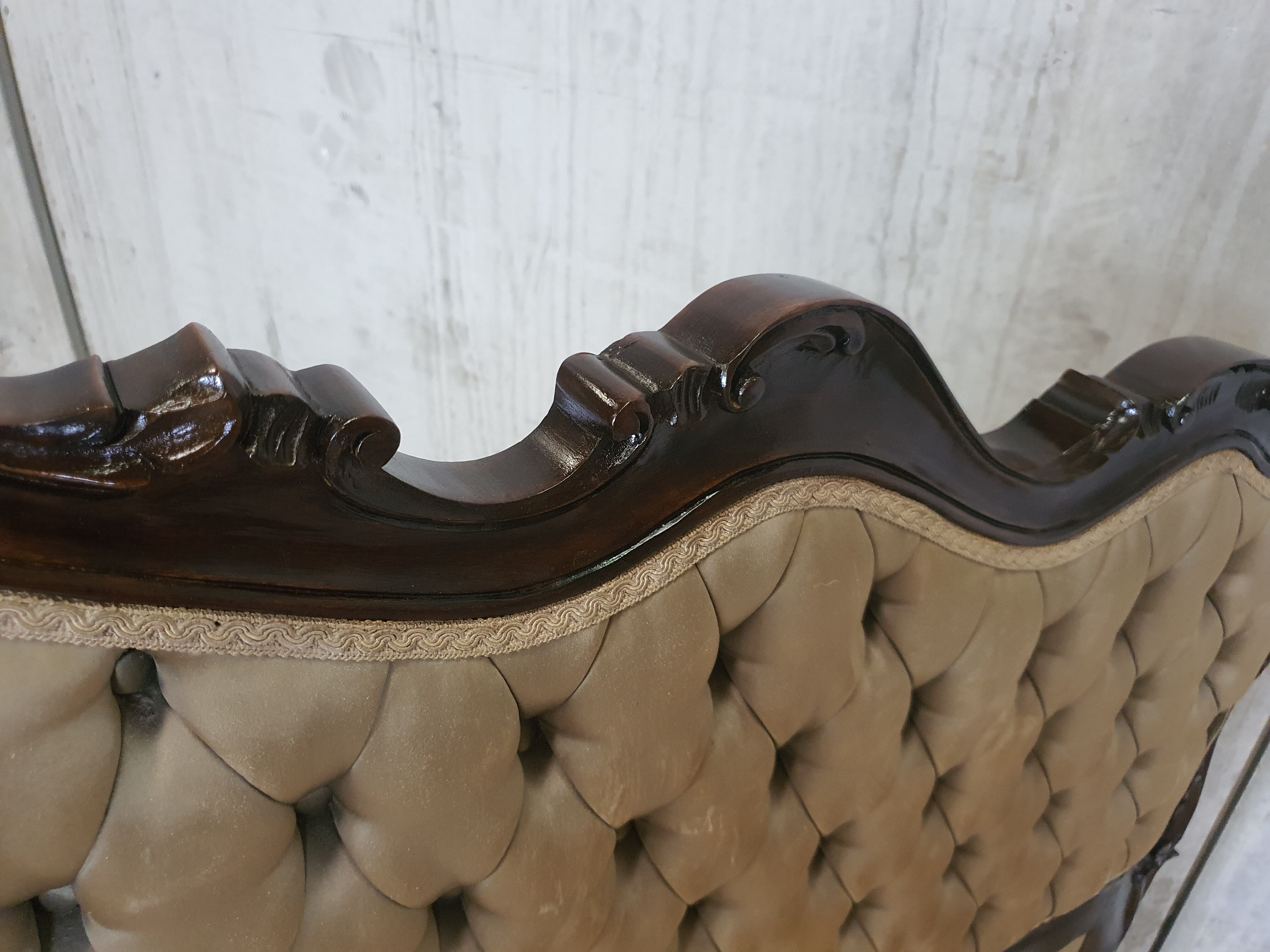 Baroque double bed - 20th century
