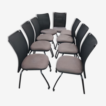 Lots de 9 chaises de réunion Eurosit occasions