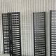 Set of 4 Postmodern Steel Dining Chairs – Sculptural High-Back Design, c. 1980s
