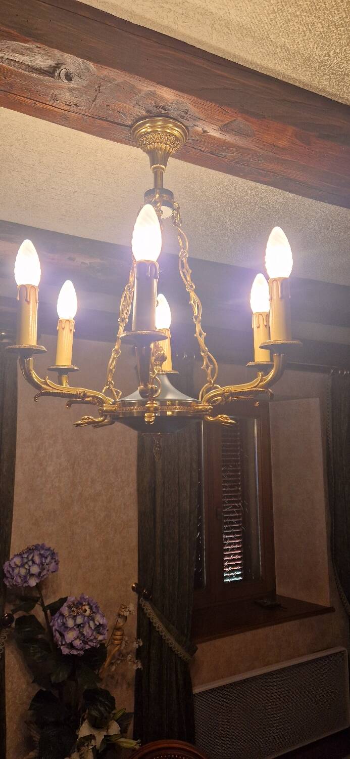 Lampe et lustre Lucien Gau