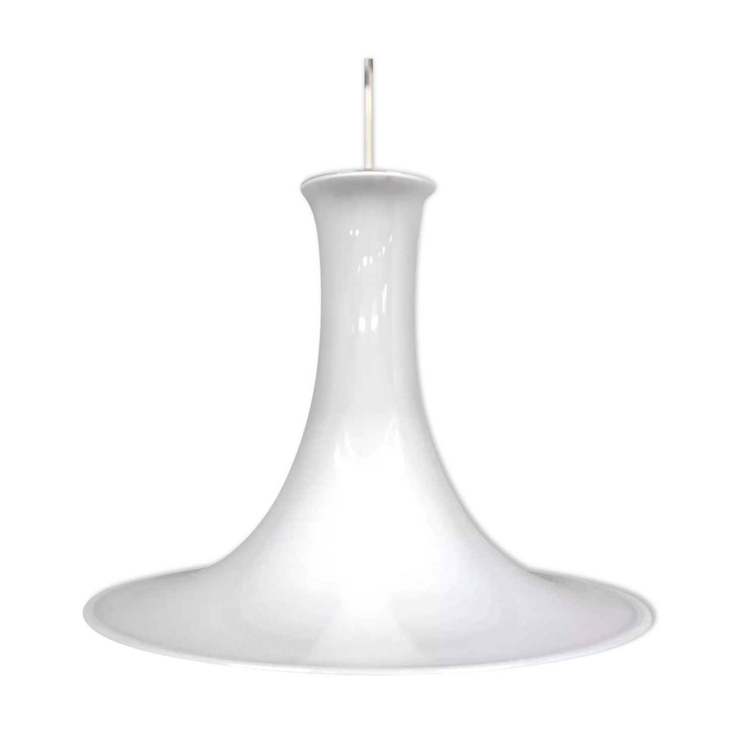 Glass pendant lamp, "Madarin Pendel" Holmegaard, Denmark, 1970