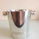 Silver metal ice bucket art deco style by Deschamps Freres