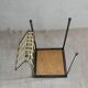 Metal and ceramic tile side table, circa 1960