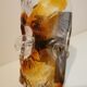 Pair of Murano glass sconces by Carlo Nason for Mazzega 70s