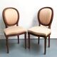 Lot de 5 chaises médaillon style Louis XVI