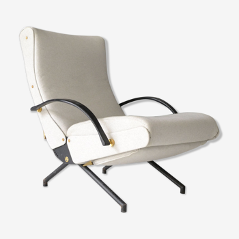 Fauteuil P40 1ère édition conçu par Osvaldo Borsani pour Tecno 1954