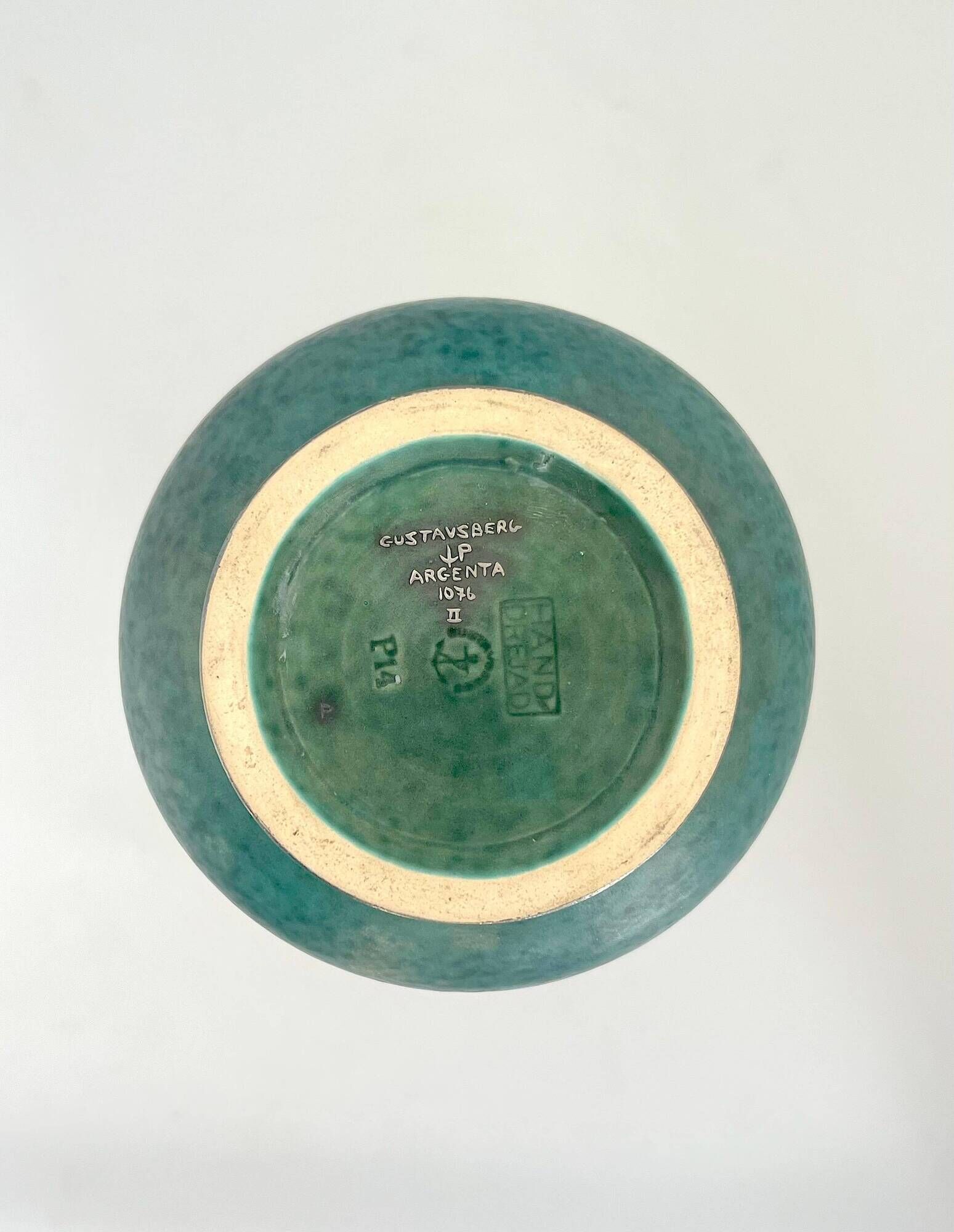 Vase wilhelm kate 'argenta' gustavsberg 1950