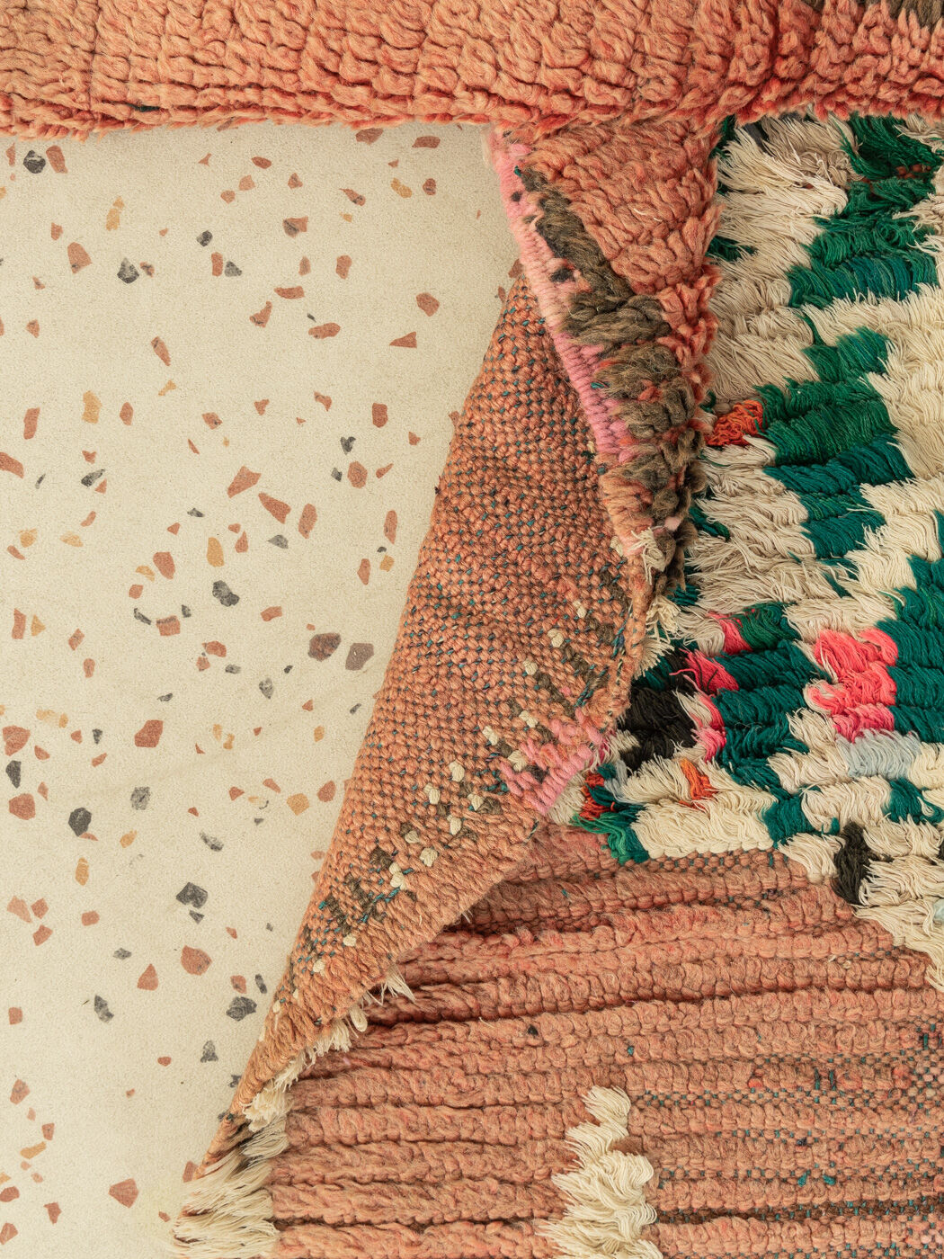 Vintage boujad, berber rug, 80 x 330