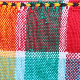 Haïk Berber blanket with multi-colored checks