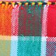 Berber Haïk blanket with multicolored checks