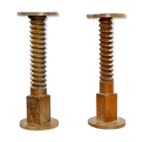 Pair of extra tables or Early 20th-century French picks