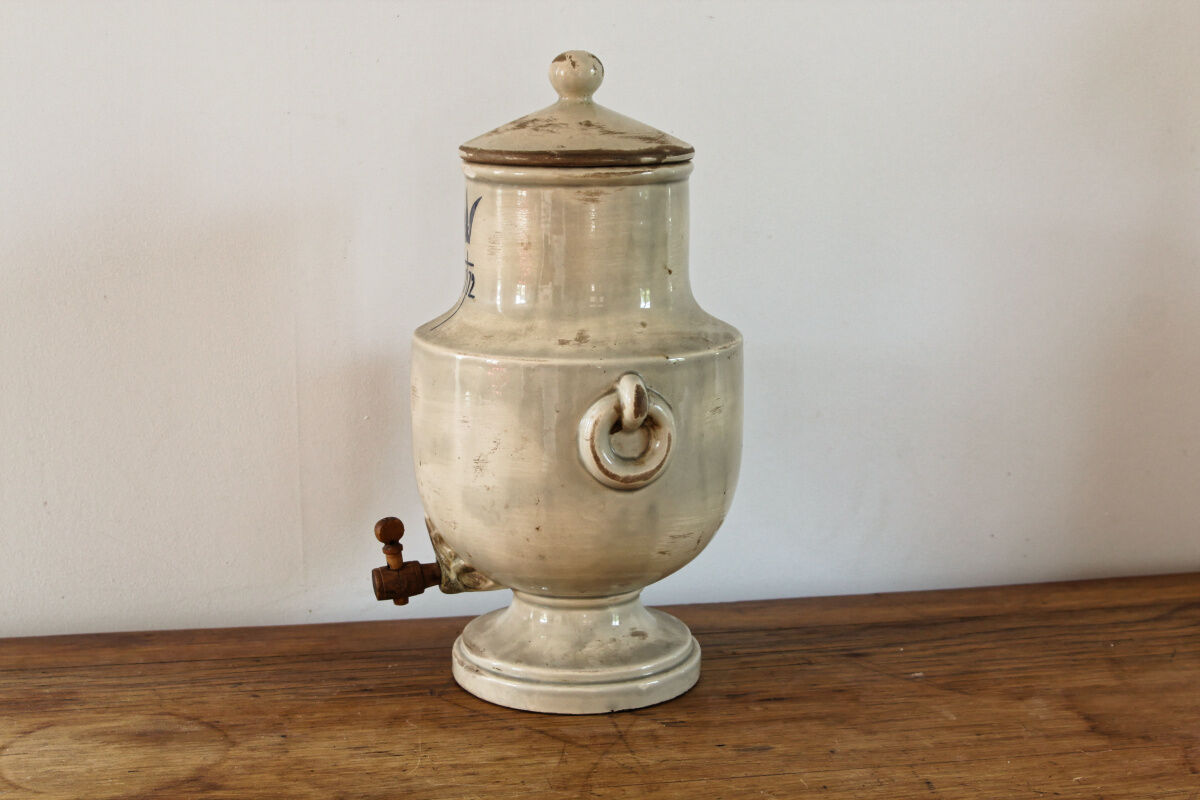 Old ceramic vinegar