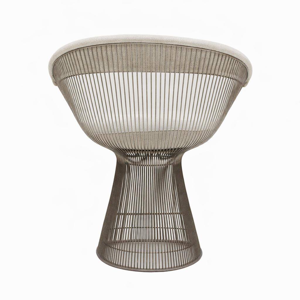 Set of Four Chairs Designed By Warren Platner With Steel structure, 1960's