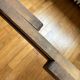 Antique round wooden table
