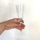 Thomas webb champagne flutes - crystal - roméo model - vintage
