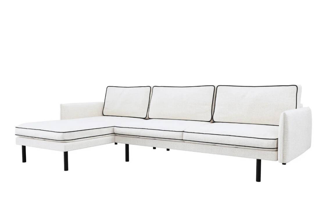 Sia Ester light grey corner sofa, like new