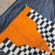 Handmade wool Beni Ouraine rug, size 100 x 200 cm